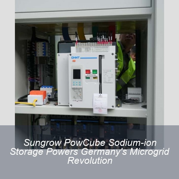 Sungrow PowCube Sodium-ion Storage Powers Germany's Microgrid Revolution